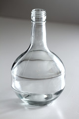 bottle on the white background