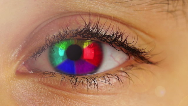 Rainbow in Human Eye