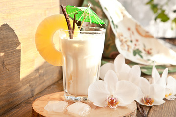 Hausgemachte Pina Colada