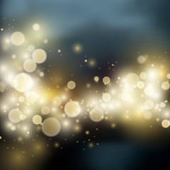 Light bokeh light background
