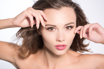 Fototapeta premium Young woman with perfect skin