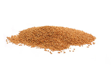 Getreide Haufen auf weißem Hintergrund