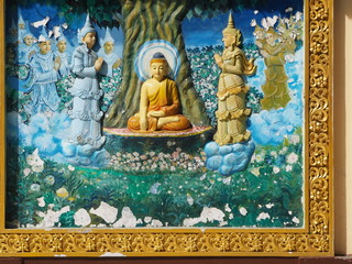 Obraz premium Shwedagon, estupa de oro en Yangon (Myanmar)