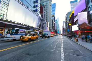 Schilderijen op glas Times Square Manhattan New York deleted ads © lunamarina