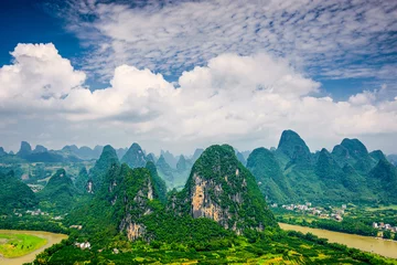 Foto op Canvas Karst Mountains in Guilin, China © SeanPavonePhoto