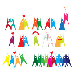 set of social icons and symbols