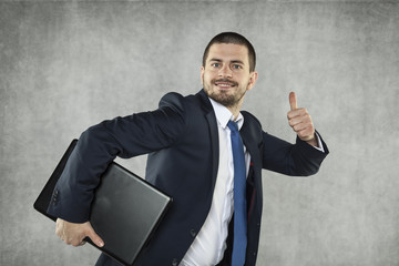 happy businessman