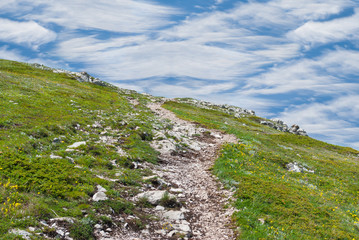 Path in montains to unusual heaven