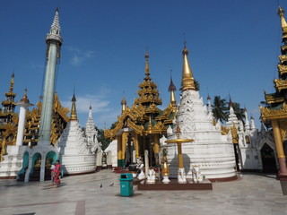 Fototapeta premium Shwedagon en Rangun (Myanmar)