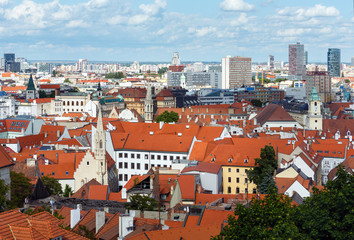 Fototapeta na wymiar Bratislava City spring view (Slovakia)