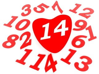 Valentine's calendar - 14 february