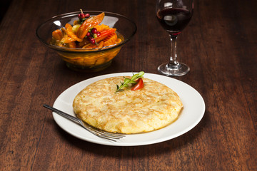 Tortilla, spanish potato omelet