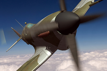 Naklejka na ściany i meble Supermarine Spitfire