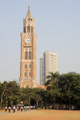 Rajabai Tower - historic clock tower, Bombay, India