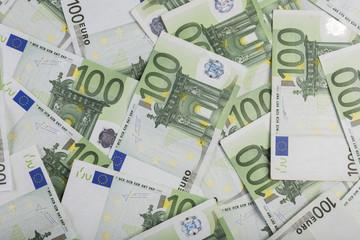 Background from a one hundred euro banknotes