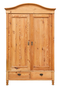 Alter Schrank Biedermeier antik Antiquit&auml;t freigestellt