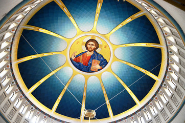 Dome of Resurrection Cathedral in Tirana