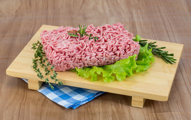 Raw minced meat