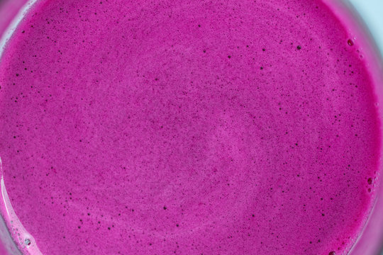 Closeup of Purple Beets Juice Texture