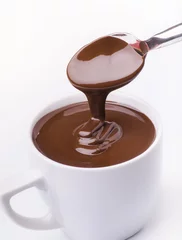 Papier Peint photo autocollant Chocolat tazza di cioccolata calda