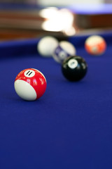 Pool Table Billiard Balls