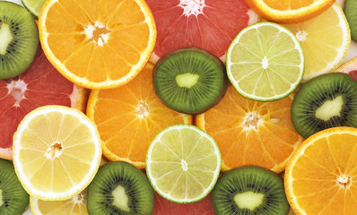 Fototapeta na wymiar Fruit Background Pattern