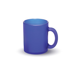 Blue Vector Cup