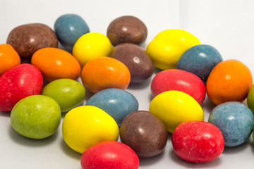 Colorful peanuts