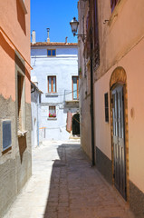 Alleyway.  Acerenza. Basilicata. Italy.