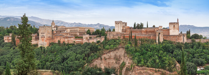 Alhambra of Granada, Spain
