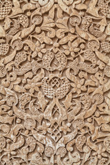 Polychromed lacework stucco