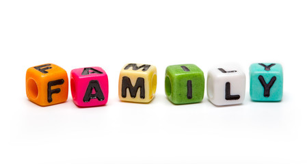 cubes with letters