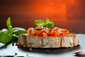 Frische Bruschetta