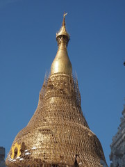 Shwedagon en Rangun (Myanmar)