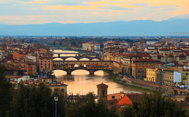Fototapeta na wymiar Ponte vecchio, Florence