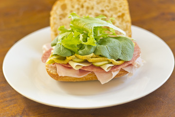 Ciabatta Roll Sandwich