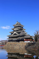 Fototapeta na wymiar Matsumoto Castle in Japan
