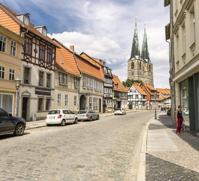 Alte deutsche H&auml;user in Quedlinburg 06639