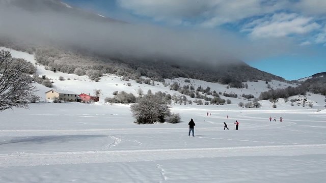 Cross-Country Skiing Abruzzi Italy