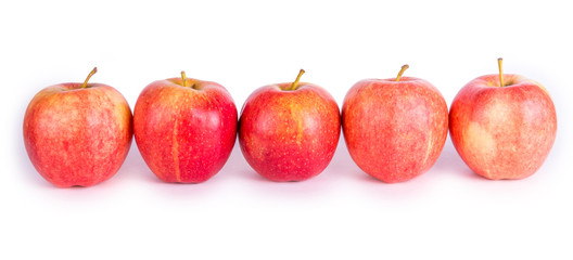 Apples in a row