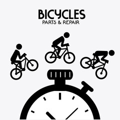 Obraz premium Bike design, vector illustration.