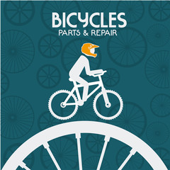Bike design, vector illustration.