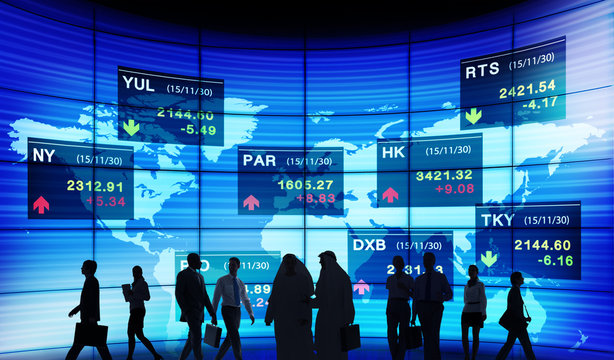 Stock Exchange Market Trading Concept