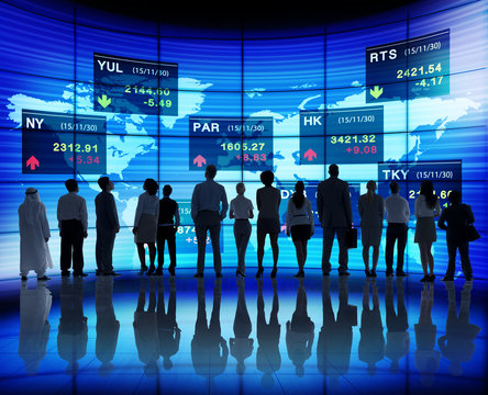 Business People Stock Exchange Finance Global Concept