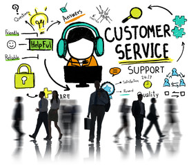 Customer Service Support Assistance Service Help Guide Concept