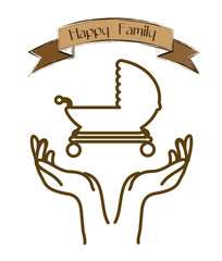 Family design, vector illustration.
