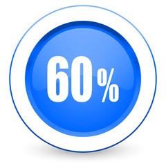 60 percent icon sale sign