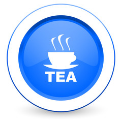 tea icon hot cup of tea sign