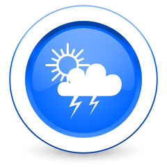 storm icon waether forecast sign