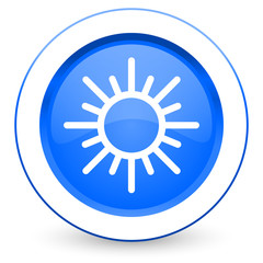 sun icon waether forecast sign
